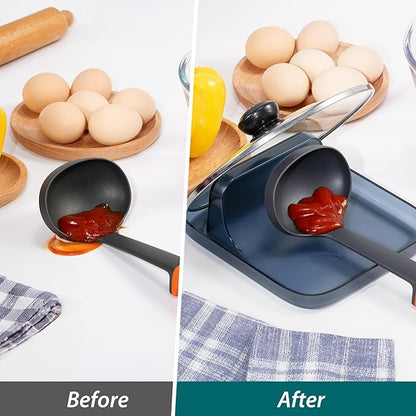 Li&Zhao Spoon Rest for Stove Top - Stove Spoon Holder for Kitchen Counter Pot Lid Holder Utensil Rest Cooking Spoon Holder