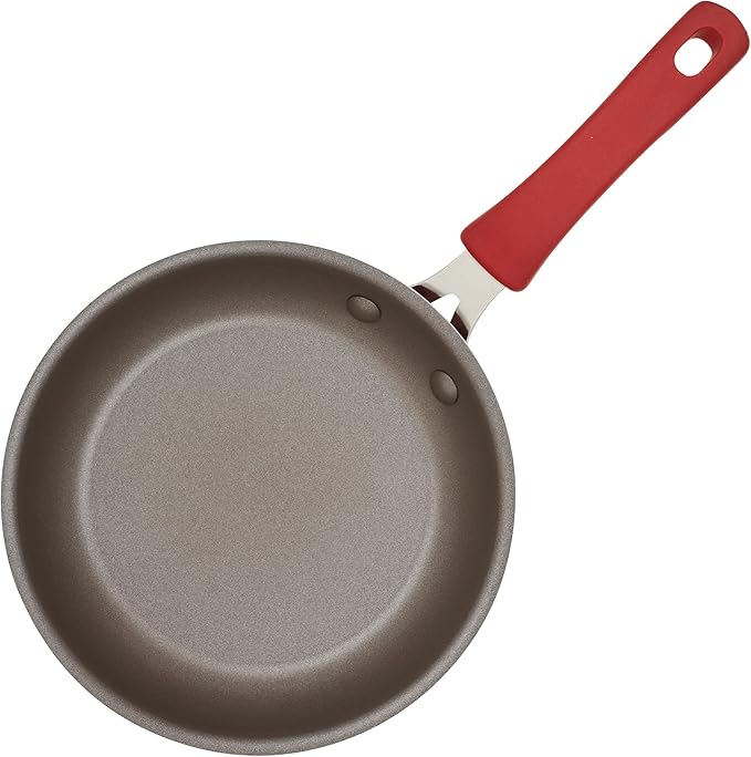Rachael Ray Cook + Create Nonstick Frying Pan/Skillet, 8.5 Inch, Red - Image 10