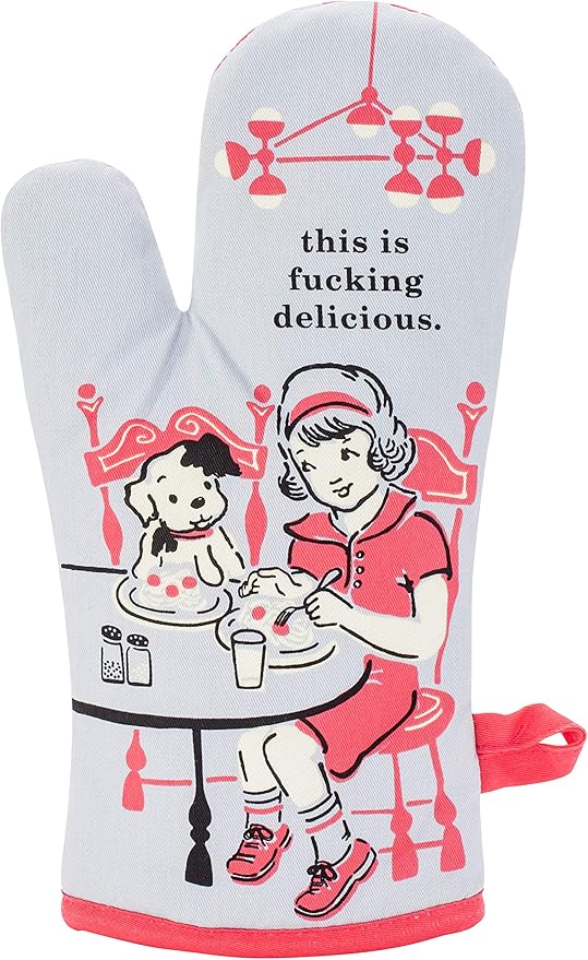 Blue Q Oven Mitts, This is F--king Delicious., 1 Glove 8"
