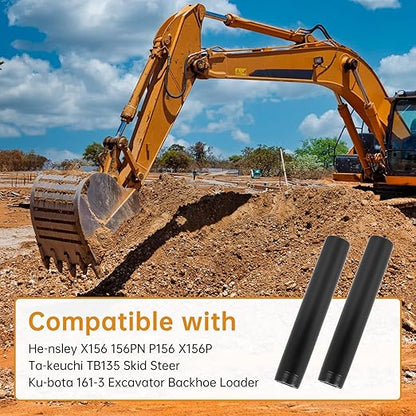 2.25 Inch Length Long Bucket Teeth Pins, for He-nsley X156 156PN P156 X156P, Ta-keuchi TB135 Skid Steer, Ku-bota 161-3 Excavator Backhoe Loader, He-nsley Style Roll Pins 10 Pack