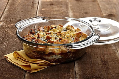 Anchor Hocking 2 quart Glass Casserole Dish, Clear - Image 2