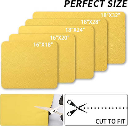 HotLive Dish Drying Mat for Kitchen Counter, Heat Resistant Drainer Mats with Non-slip Rubber Backed, Hide Stain Kitchen Super Absorbent Draining Mat, Easy to Clean Dish Rack Pad, Yellow 18"x32" - Image 6