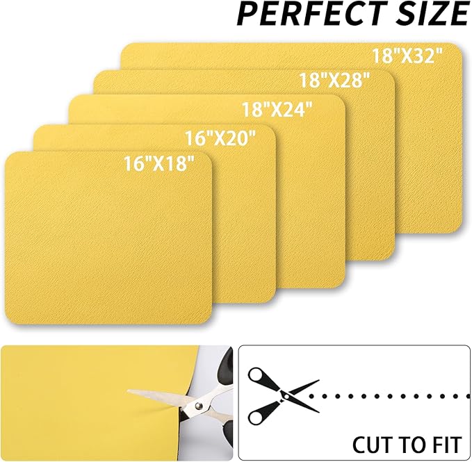 HotLive Dish Drying Mat for Kitchen Counter, Heat Resistant Drainer Mats with Non-slip Rubber Backed, Hide Stain Kitchen Super Absorbent Draining Mat, Easy to Clean Dish Rack Pad, Yellow 16"x20" - Image 6