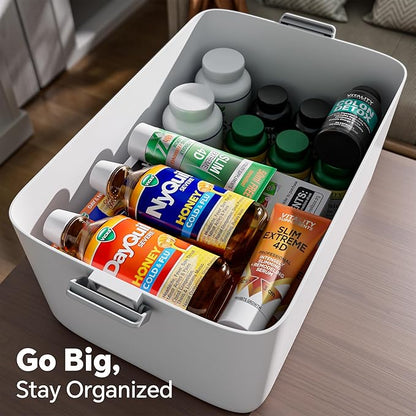CTIME 3-Tier Medicine Organizer with Pill Case - Portable Pill Case & Empty First Aid Kit for Home, Travel, RV, School, Dorm, Ideal Elderly, Father Gift - Image 6