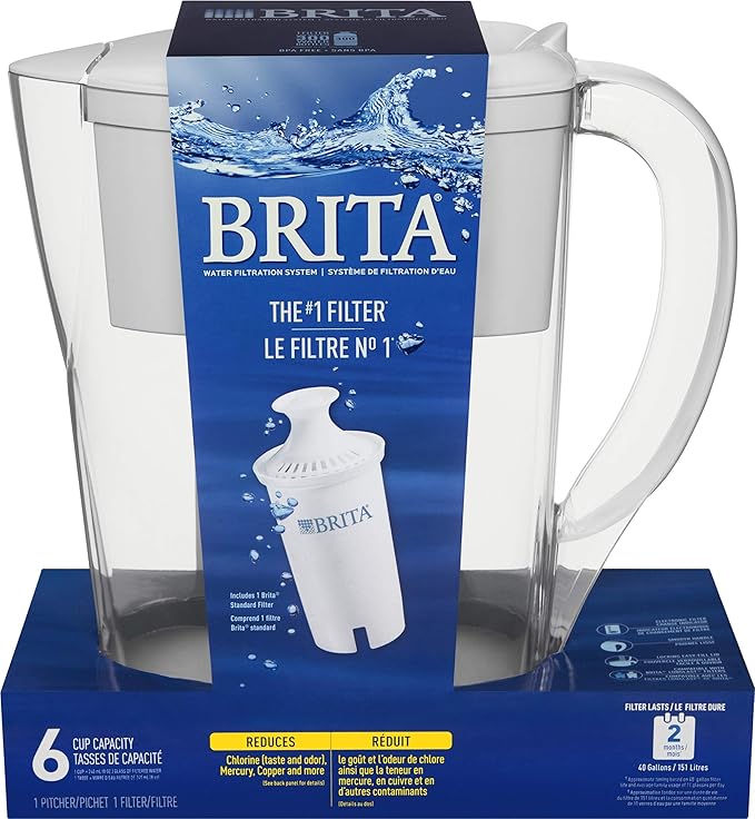 Brita Space Saver Water Filter Pitcher