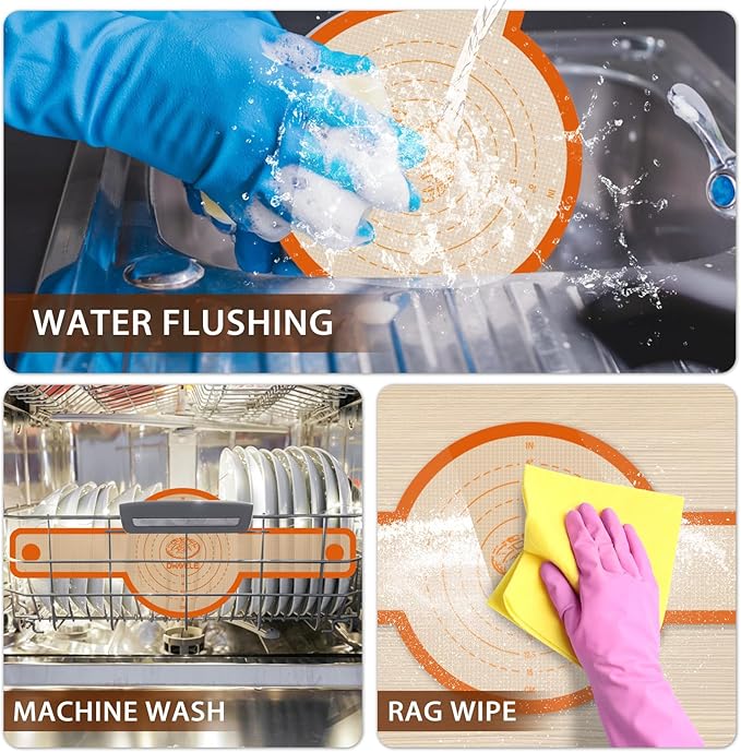 Silicone Bread Sling for Dutch Oven, Non-Stick & Easy to Clean Baking Mat Set, 2 Pcs Reusable Bread Sling for Sourdough Tools ＆ Accessories - Image 3