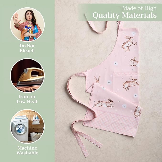 Maison d' Hermine 100% Cotton Apron for women with Pocket Kitchen Chef Apron for Men Cooking Mothers Day Gifts - Image 3