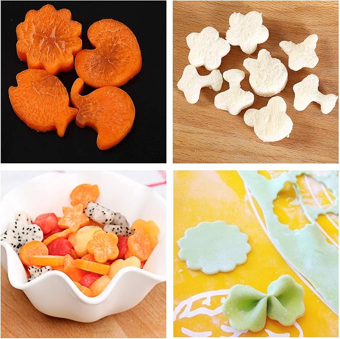 Vegetable Cutter Shapes Set Mini Sizes Cookie Cutters Set Fruit Cookie Pastry Stamps Mold - Image 6
