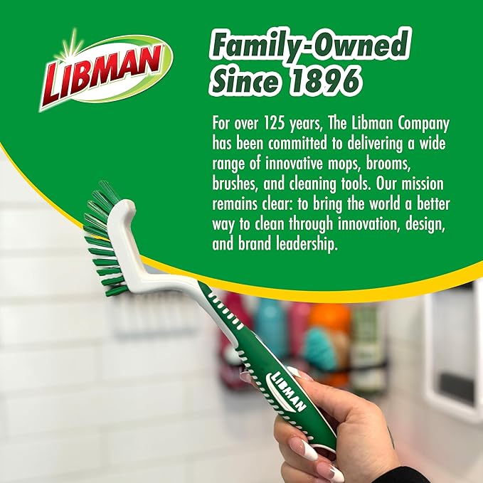 Libman Scrub Brush Kit | Cleaning Brush | Tile & Grout Brush | Small Scrub Brush | Power Scrub Brush | Carpet Brush | Bathroom Scrubber | Boot Scrubber | 3 Different Brushes Included - Image 6