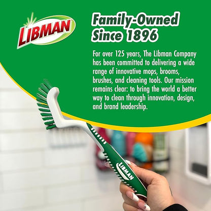 Libman Scrub Brush Kit | Cleaning Brush | Tile & Grout Brush | Small Scrub Brush | Power Scrub Brush | Carpet Brush | Bathroom Scrubber | Boot Scrubber | 3 Different Brushes Included - Image 6
