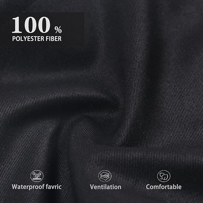 Server Apron with 5 Pockets - Rivet buckle Unisex Short/Half Waiter Waist Short Apron
