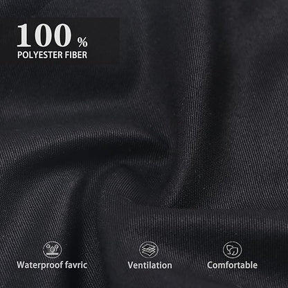 Server Apron with 5 Pockets - Rivet buckle Unisex Short/Half Waiter Waist Short Apron