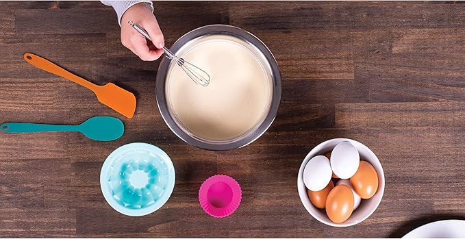 Mrs. Anderson's Baking Mini Tool Set, 4-Piece, Nonstick Flexible and Heat-Resistant Silicone