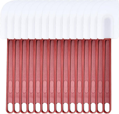 15 PCS Commercial Grade Silicone Spatulas Heat Resistant, 9.5-Inch Silicone Rubber Spatulas, Commercial Silicone Rubber Spatulas for Baking, Nonstick & BPA-Free by Heffiso+Silicone+Utensils