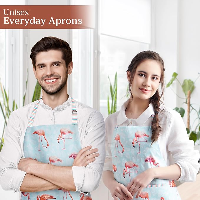 Maison d' Hermine 100% Cotton Apron for women with Pocket Kitchen Chef Apron for Men Cooking Mothers Day Gifts - Image 6
