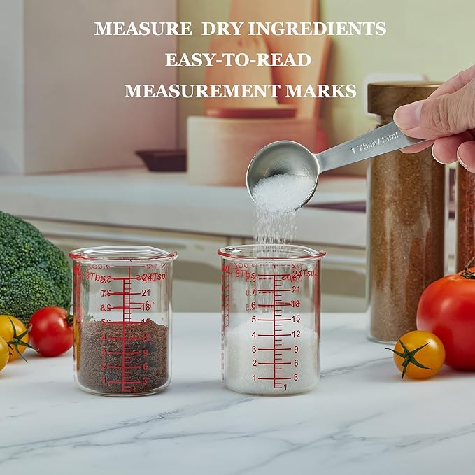 120 ML/4OZ High Borosilicate Glass Measuring Cup-V-Shaped Spout,Glass Measuring Beaker for Kitchen or Restaurant, Easy to Read(SINGLE) - Image 5