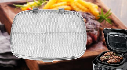 Replacement Splatter Shield for Ninja Foodi AG301,Accessories for Foodi 5-in-1 Indoor Grill,Stainless Steel Fine Mesh Splatter Screen for Ninja AG300, AG300C,AG301C, AG302, AG400