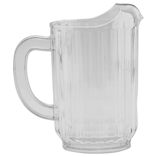 G.E.T. P-3032-1-CL-EC BPA-Free Break-Resistant Restaurant Style Plastic Pitcher, 32 Ounce, Clear by Unknown
