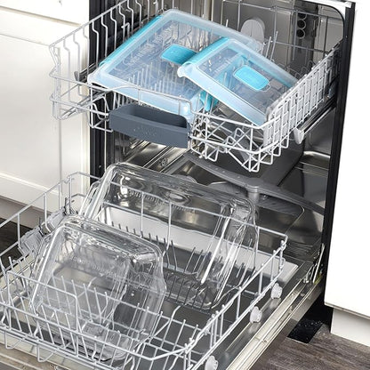 Anchor Hocking 8 Inch Square Cake Dish with TrueLock Locking Lid Bakeware, Clear - Image 11