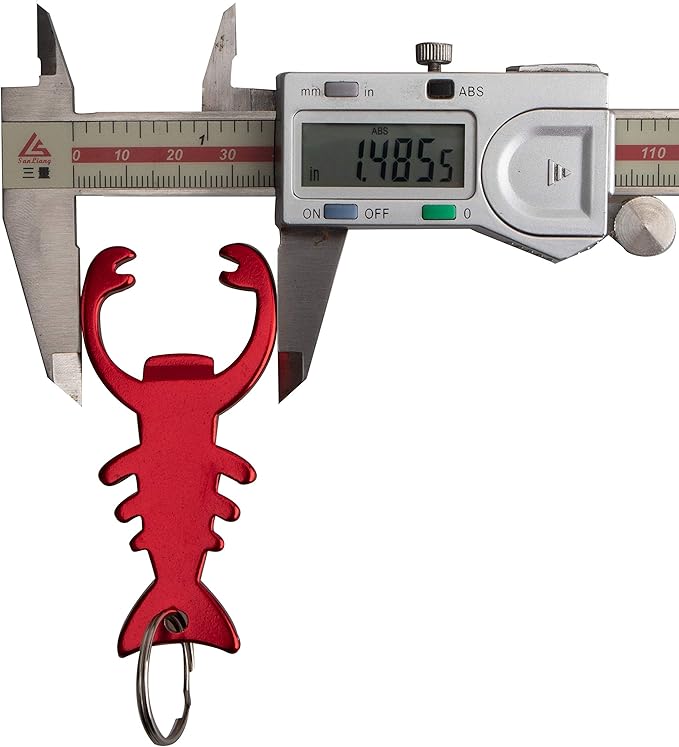 SWATOM Lobster Bottle Opener Keychain Beer Openers Tool Key Chain Ring Accessories