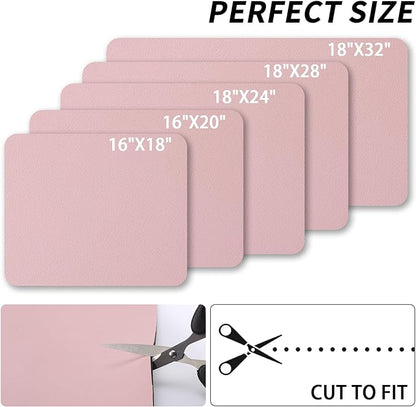 HotLive Dish Drying Mat for Kitchen Counter, Heat Resistant Drainer Mats with Non-slip Rubber Backed, Hide Stain Kitchen Super Absorbent Draining Mat, Easy to Clean Dish Rack Pad, Pink 16"x18" - Image 6