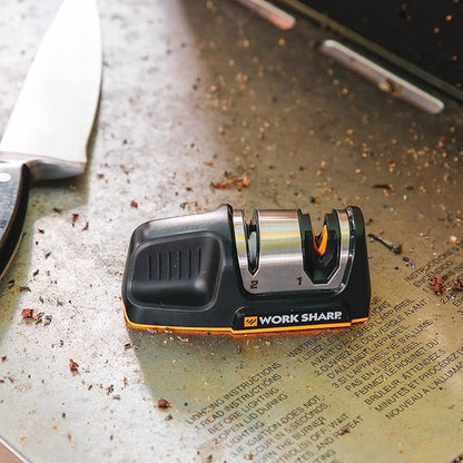 Work Sharp Kitchen Edge Sharpener - Ergonomic - For Chef, Santoku, Paring, & Serrated Knives - Image 8
