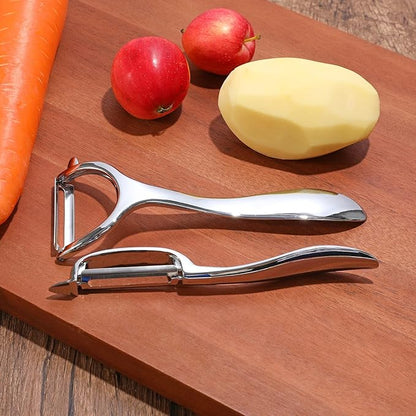 Set of 2 Stainless Steel Vegetable Peeler,Y-Shaped and I-Shaped Stainless Steel Peelers For Potatoes, All Fruits & Veggies¡­ - Image 6