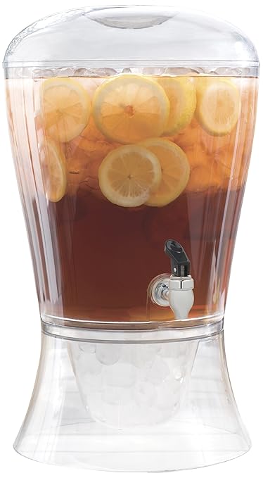 Creativeware 3-Gallon Beverage Dispenser- Poly Prop Beverage Dispenser, Clear by CreativeWare