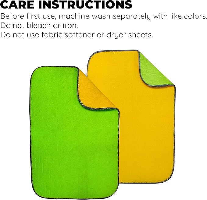 Jacent Microfiber Produce Drying Mat, 12 x 18 inch - 1 Pack