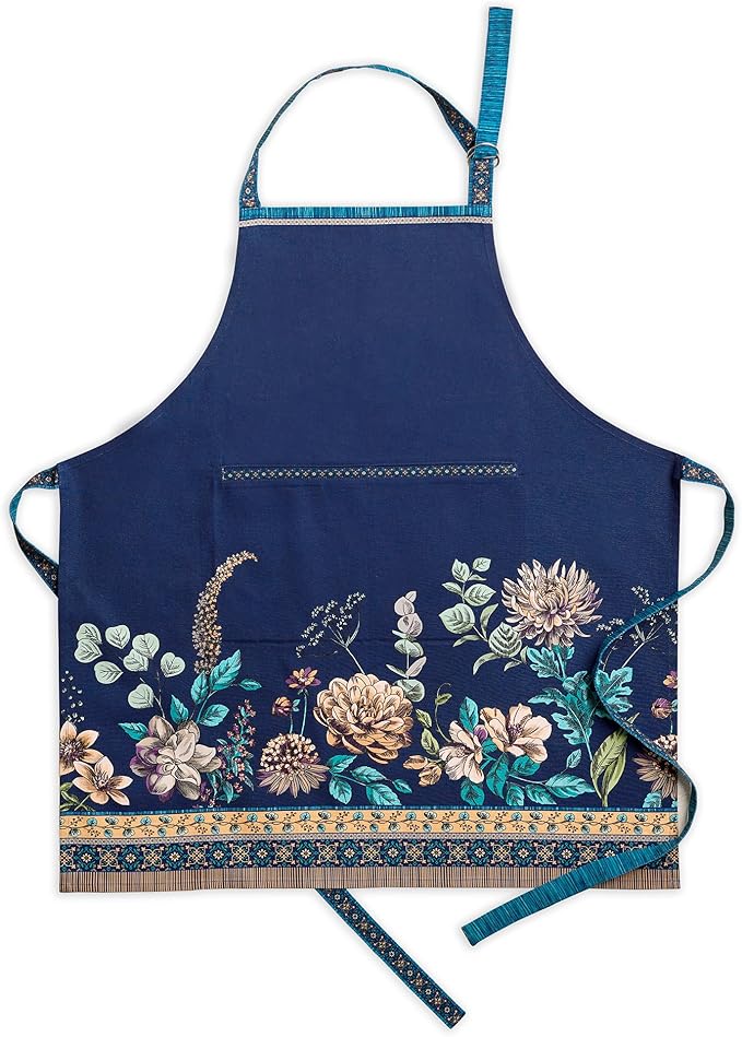 Maison d' Hermine 100% Cotton Apron for women with Pocket Kitchen Chef Apron for Men Cooking Mothers Day Gifts