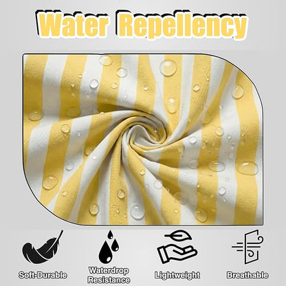 TOSHEX Kitchen Apron Waterdrop Resistant Cotton Apron with adjustable Aprons for Women with Pockets Cooking Apron Chef Apron for Men (1, Yellow)