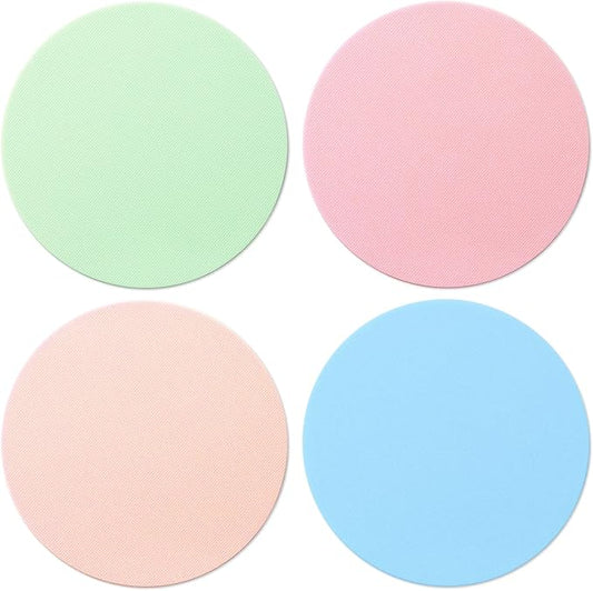4PCS Jar Gripper Pads - Rubber Husband Jar Opener, Kitchen Grips for Elderly Senior with Arthritis, 4 Colors