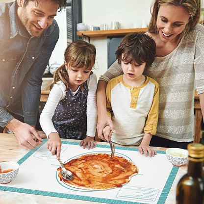 Silicone Pastry Mat for Dough Rolling, Silicone Baking Mat with Measurement, Nonslip Fondant/Pie Crust Mat for Making Cookies Macarons Baking Tools 32 x 24 Inch - Image 5