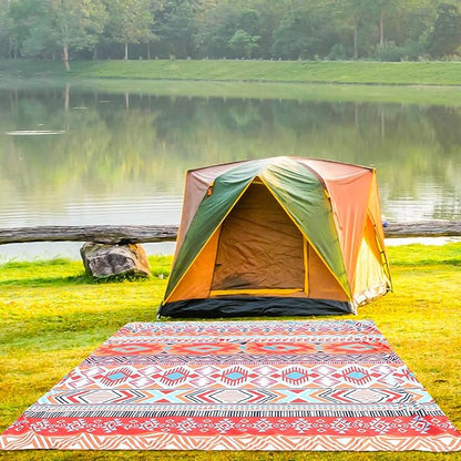 HIHOHO Beach Blanket Waterproof Sandproof Extra Large Beach Mat 79" X 83"/120"x108"for 1-8 Adults Quick Drying Durable Outdoor Picnic Mat for Beach Travel Camping Hiking