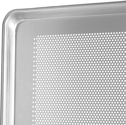 Winco 13” x 18” Perforated Aluminum Sheet Pan, Half Size