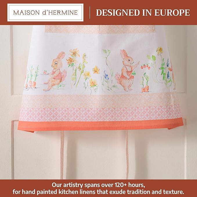 Maison d' Hermine 100% Cotton Apron for women with Pocket Kitchen Chef Apron for Men Cooking Mothers Day Gifts - Image 2