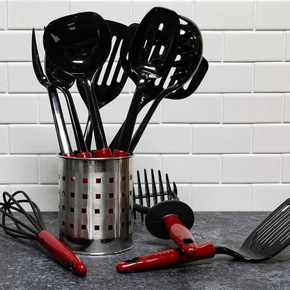 Chef Craft Select Nylon Sturdy Whisk, 10.5 inch, Red (Pack of 2) - Image 3