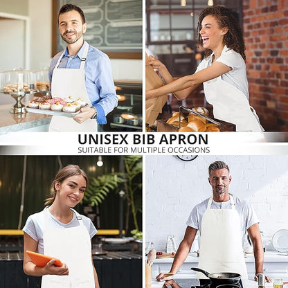 Utopia Kitchen 2 Pack Bib Apron, Adjustable with 2 Pockets, Water and Oil Resistant, Cooking Kitchen Chef Apron for Women Men - Image 5