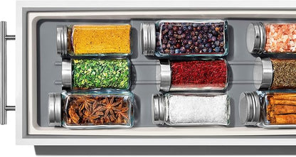 OXO Caddy, Spice Drawer Organizer, White | Good Grips | Compact | Pack of 4 - Image 5