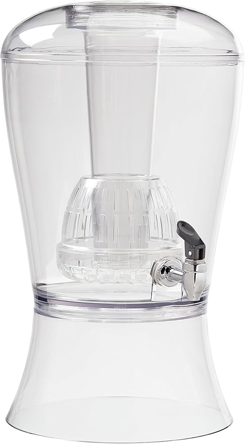 CreativeWare 3 Gallon Beverage Dispenser With Ice Cylinder And Fruit Infuser by CreativeWare