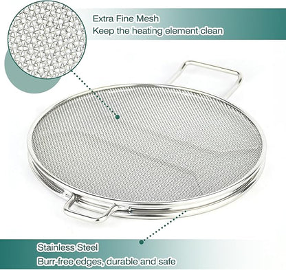 2PCS Replacement Splatter Shield for Ninja Foodi IG651,Foodi Grill Air Fryer Accessories,7-in-1 Indoor Grill for IG600, IG601, IG651