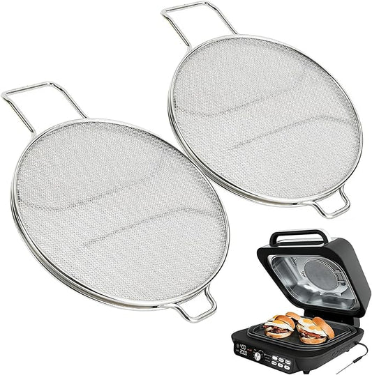 2PCS Replacement Splatter Shield for Ninja Foodi IG651,Foodi Grill Air Fryer Accessories,7-in-1 Indoor Grill for IG600, IG601, IG651