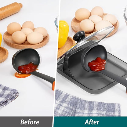 Li&Zhao Spoon Rest for Stove Top - Kitchen Counter Utensil Rest, Pot Lid Holder, Cooking Spoon Holder