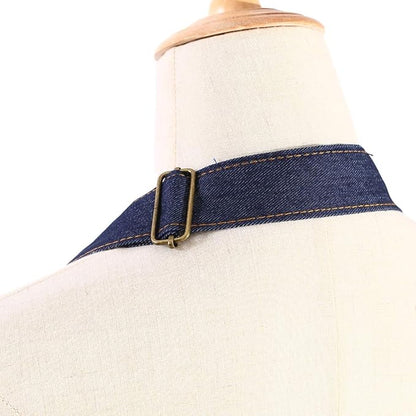 Tosewever Canvas Cross Back Chef Cotton Aprons for Men Women with Large Pockets - Image 5