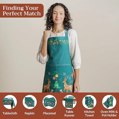 Maison d' Hermine 100% Cotton Apron for women with Pocket Kitchen Chef Apron for Men Cooking Mothers Day Gifts - Image 4