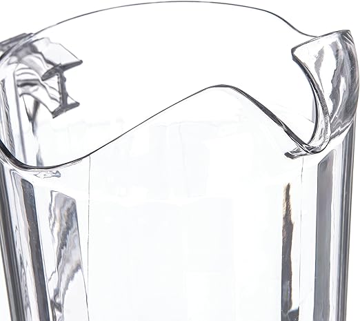 Carlisle FoodService Products Versapour Clear Pitcher Tall Pitcher for Restaurants, Catering, Kitchens, Plastic, 60 Ounces, Clear, (Pack of 6) - Image 3