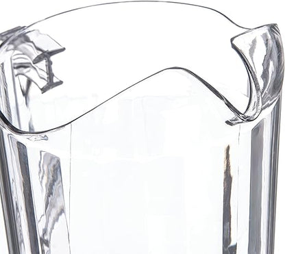 Carlisle FoodService Products Versapour Clear Pitcher Tall Pitcher for Restaurants, Catering, Kitchens, Plastic, 60 Ounces, Clear, (Pack of 6) - Image 3