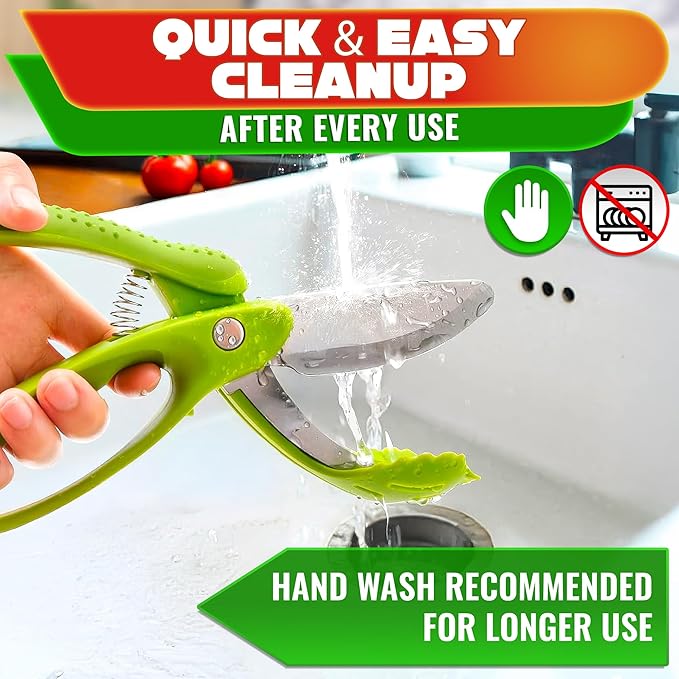 Salad Scissors for Chopped Salad – Multiblade Food Scissor Chopper With Spring-Loaded System & Anti-Slash Head for Fast Double Cutting – 8.9" Handy Size Lettuce Chopper, Stainless Steel Blades - Image 8