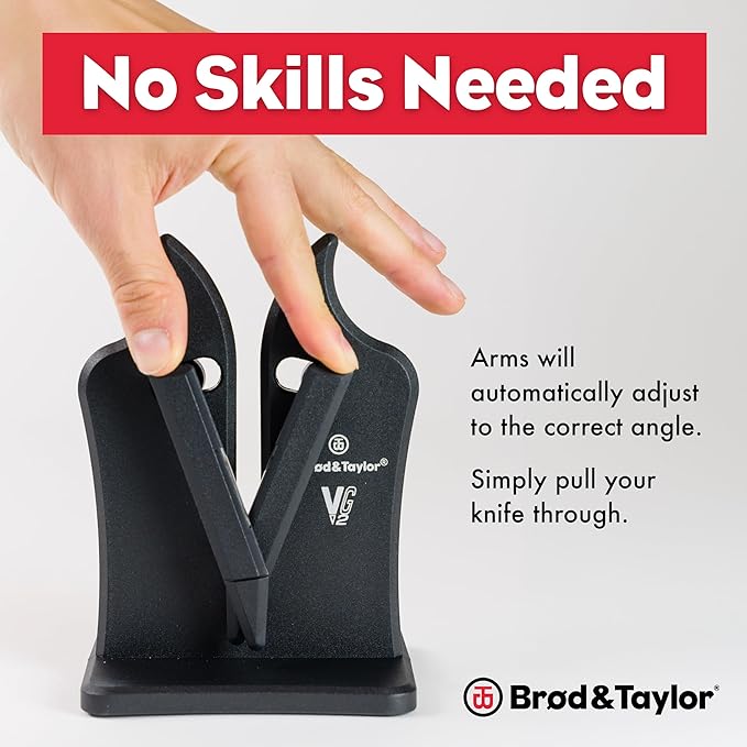 Brod & Taylor VG2 Classic Knife Sharpener | 3-Action Tungsten Carbide (Nylon) - Image 4