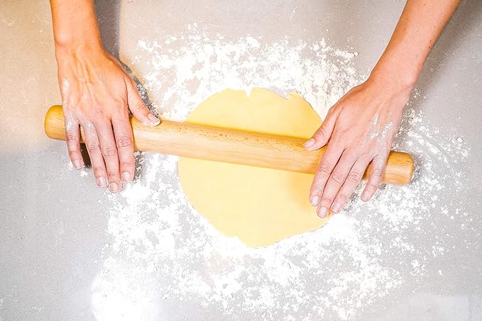 Rolling Pin for Baking Wood Rolling Pins 15.8-inch Dough Roller, Non-stick Pastry Dough Roller without Handles┃Perfect Gifts for Bakers - Image 3